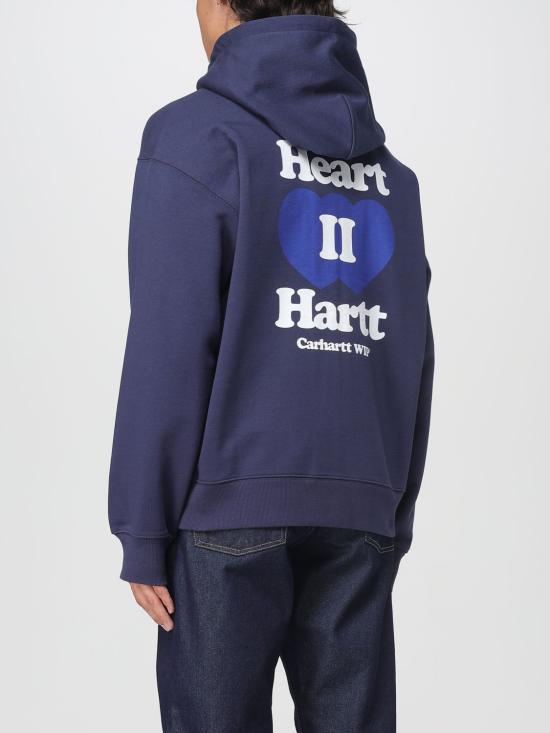 25FW 칼하트 WIP 집업 니트 I035176 01XX Blue - CARHARTT WIP