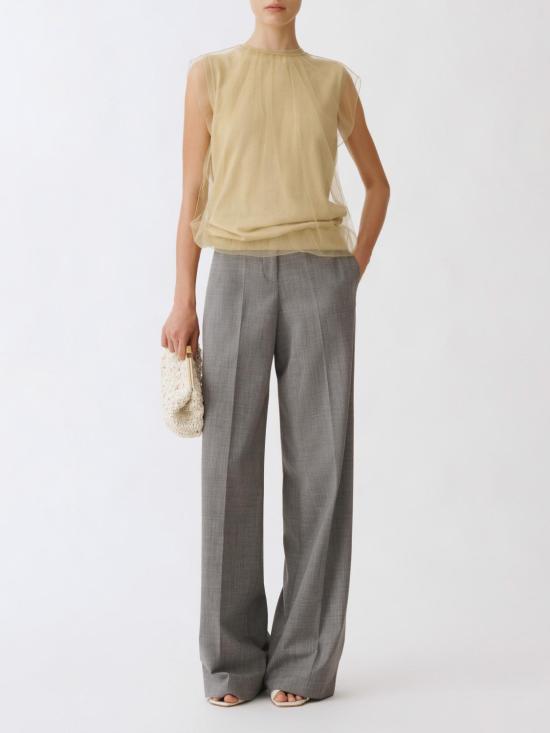 25SS 파비아나 필리피 스트레이트 팬츠 PAD265F307D620 8179 Grey - FABIANA FILIPPI