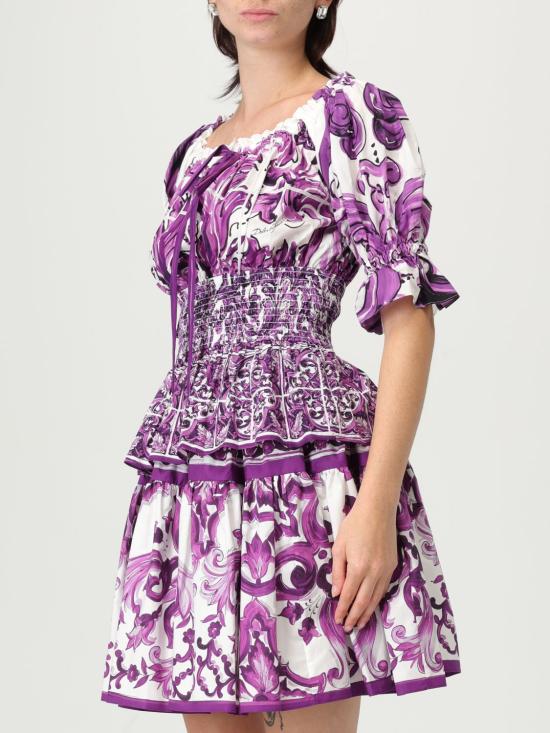 25FW 돌체앤가바나 블라우스 F71I6TFI5JP HP5DQ Violet - DOLCE & GABBANA