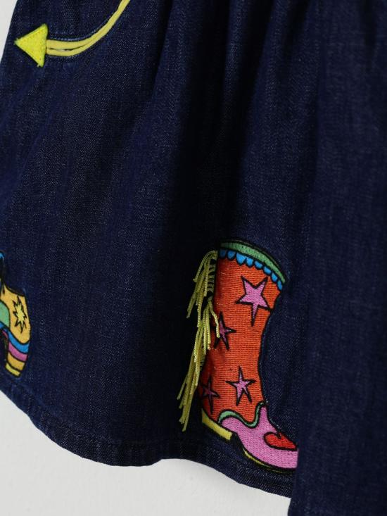 25FW [키즈] 스텔라 맥카트니 스커트 TX7A71Z0522 635 Blue - STELLA MCCARTNEY