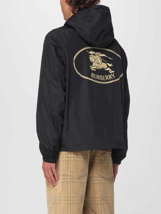25FW 버버리 나이트 스탬프 나일론 자켓 8110236 Black - BURBERRY