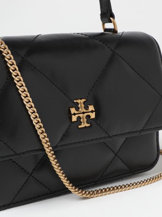 26SS 토리버치 키라 다이아몬드 퀼트 체인 숄더백 158326 001 Black - TORY BURCH