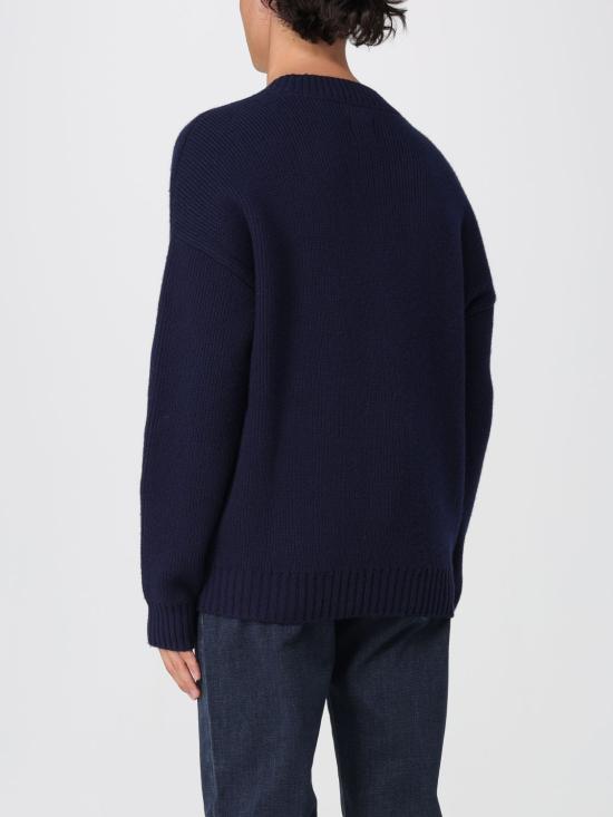 25FW 엠포리오 아르마니 스웨터 EM002498 AF17000 UB102 Gnawed Blue - EMPORIO ARMANI