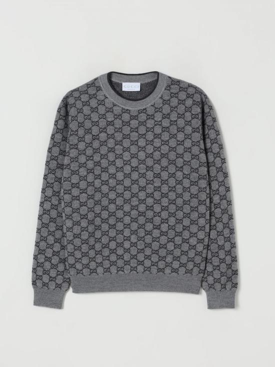 25FW [키즈] 구찌 GG 울 자카드 834349XKEZO 1018 Grey