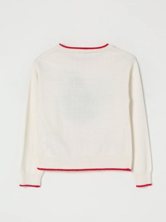 25FW [키즈] 모나리자 풀오버 19F633NP6091 0143 Yellow Cream - MONNALISA