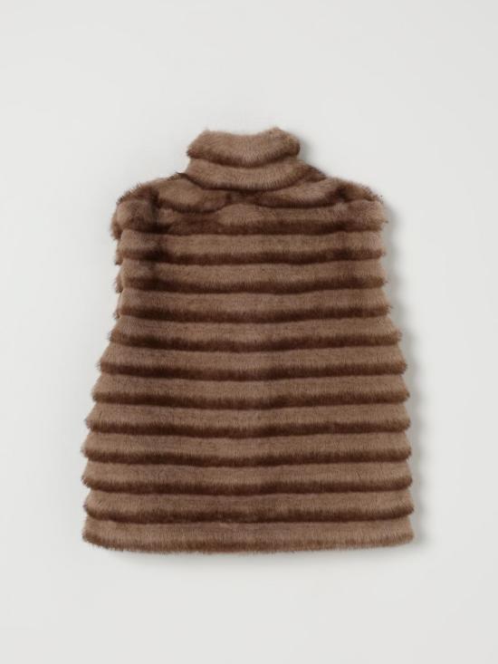 25FW [키즈] 모나리자 코트 17F1086032 0009 Brown - MONNALISA