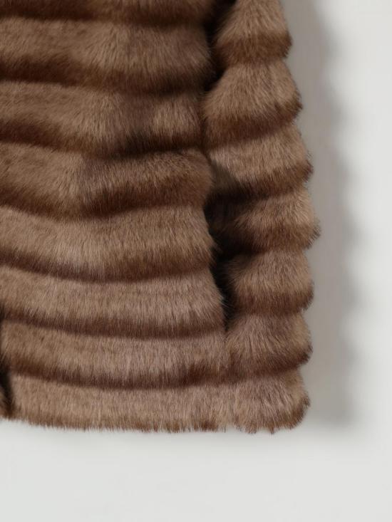 25FW [키즈] 모나리자 코트 17F1086032 0009 Brown - MONNALISA