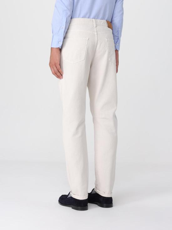 25FW 브루넬로 쿠치넬리 데님 팬츠 M237UX1290 C7024 Yellow Cream - BRUNELLO CUCINELLI