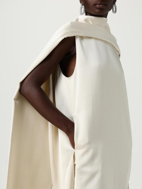 25FW 토템 미디 원피스 253WRD0198FB0382 116 Beige - TOTEME