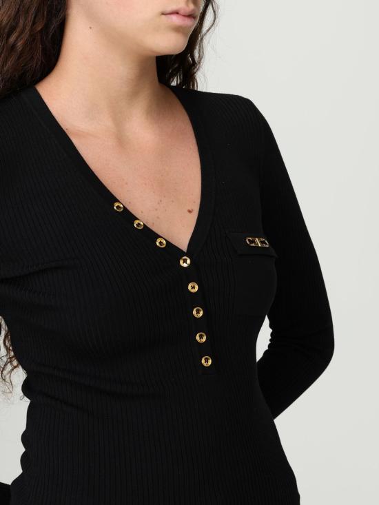 25FW 엘리자베타프랜치 스웨터 MK12B 110 Black - ELISABETTA FRANCHI