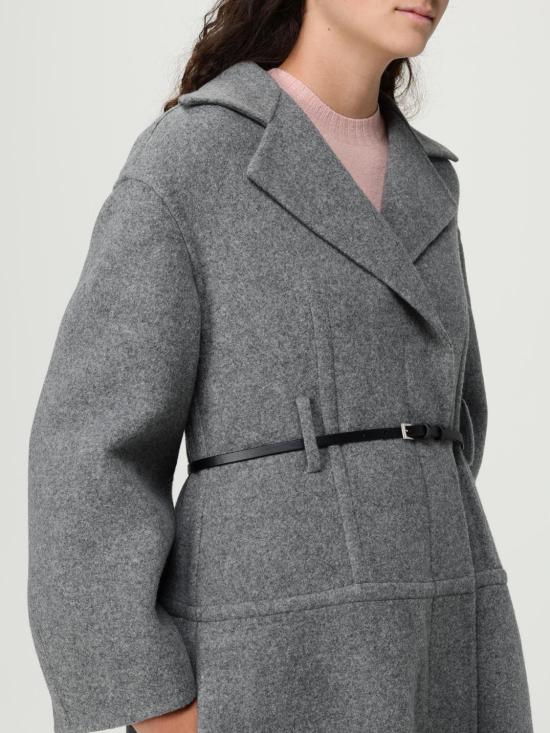 25FW 질샌더 코트 J04AA0004J40020 034 Grey - JIL SANDER