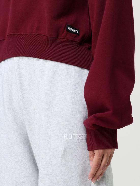 25FW 로테이트 스웨터 114387 2734 Burgundy - ROTATE