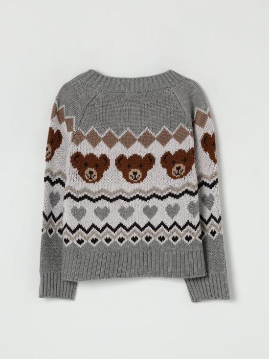 25FW [키즈] 모나리자 풀오버 19F8086062 0232 Grey - MONNALISA