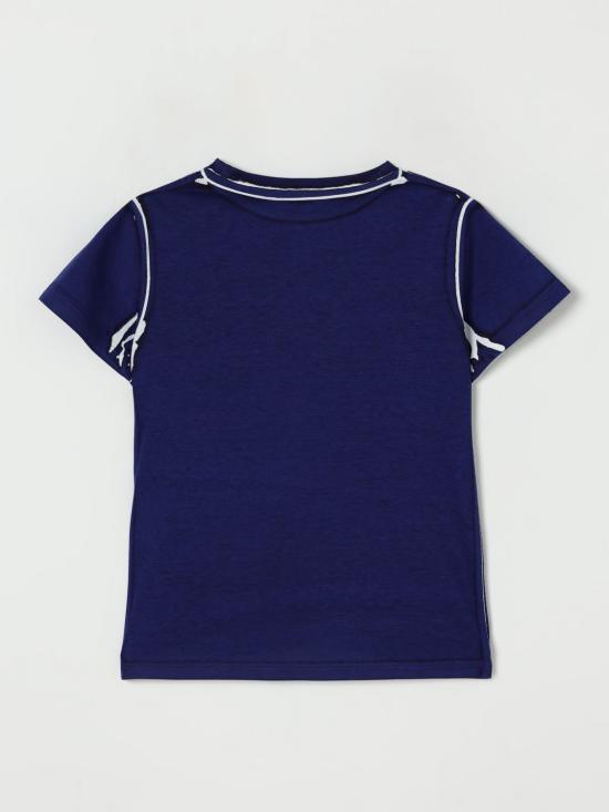 25FW [키즈] 구찌 티셔츠 547559XJHBO 4804 Blue - GUCCI