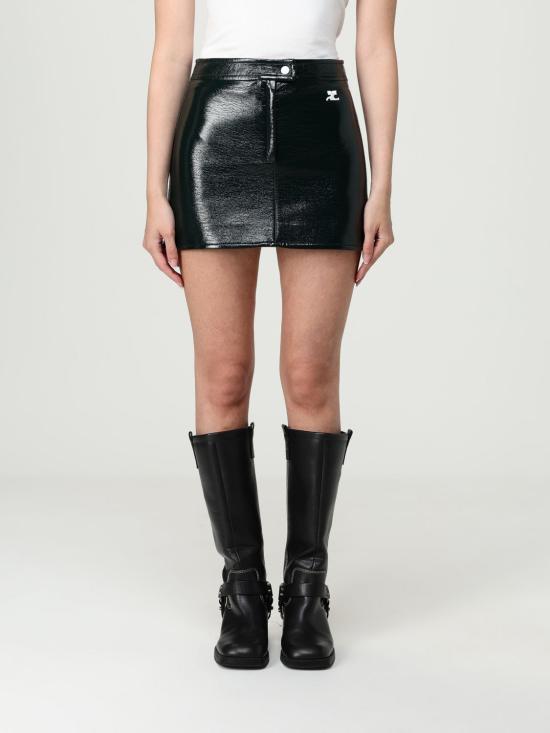 25FW 쿠레쥬 숏 스커트 PERCJU001VY0014 8081 Green