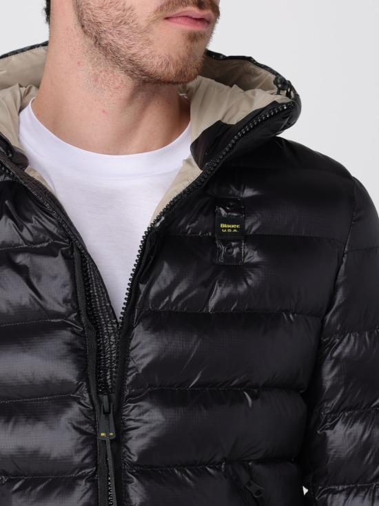 25FW 블라우어 숏패딩 25WBLUC02079005958 999EI Black - BLAUER