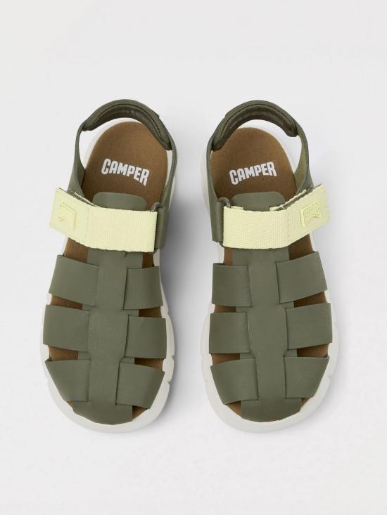 25SS [키즈] 캠퍼 샌들 K800242 030 ORUGA 0 Green - CAMPER