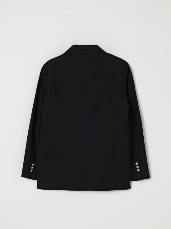 25FW [키즈] 발망 캐주얼 자켓 BX2P04I0196 930AG Black - BALMAIN