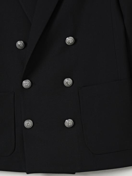 25FW [키즈] 발망 캐주얼 자켓 BX2P04I0196 930AG Black - BALMAIN