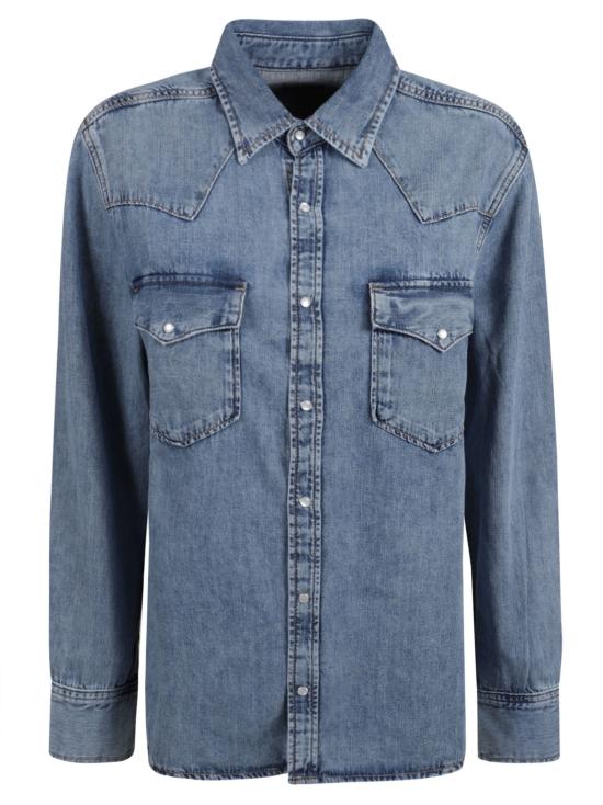 25FW 에이지 셔츠 W0055 068 BAXT Denim