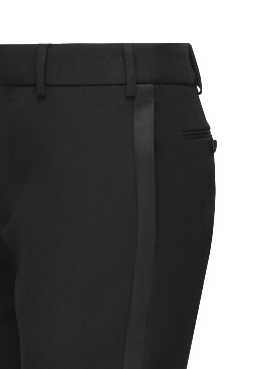 25SS 생로랑 스트레이트 팬츠 531553 Y399W1000 Black - SAINT LAURENT