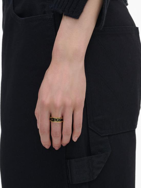 25FW 마크제이콥스 반지 2R4JRN001J41 972 Gold black - MARC JACOBS