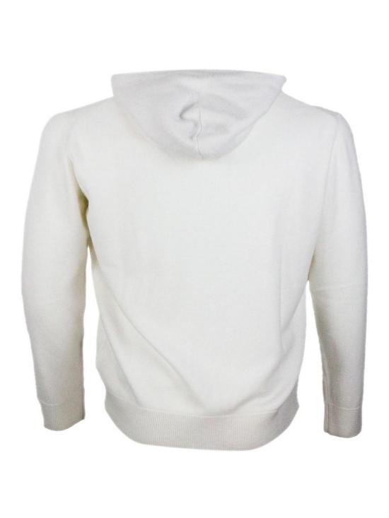  일레븐티 집업 니트 K76MAGK33MAG0102 White - ELEVENTY