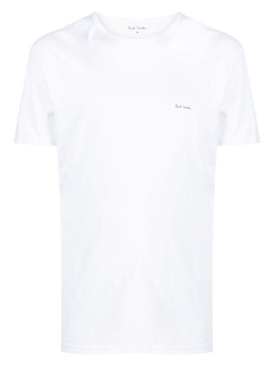 25FW 폴 스미스 반팔 티셔츠 M1A389M3PK01 WHITE DOM - PAUL SMITH