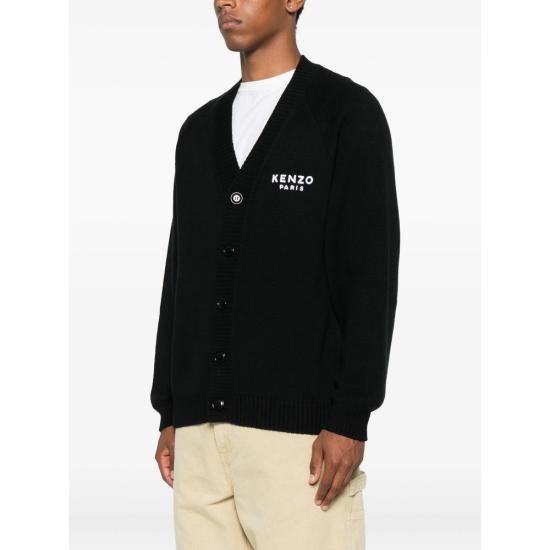 25FW 겐조 보크 플라워 가디건 FF65CA7443LA99J BLACK DOM - KENZO