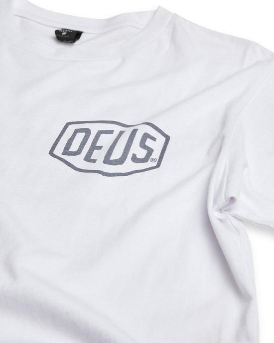 25SS 데우스 반팔 티셔츠 TDMW41808AWHT WHITE DOM - DEUS