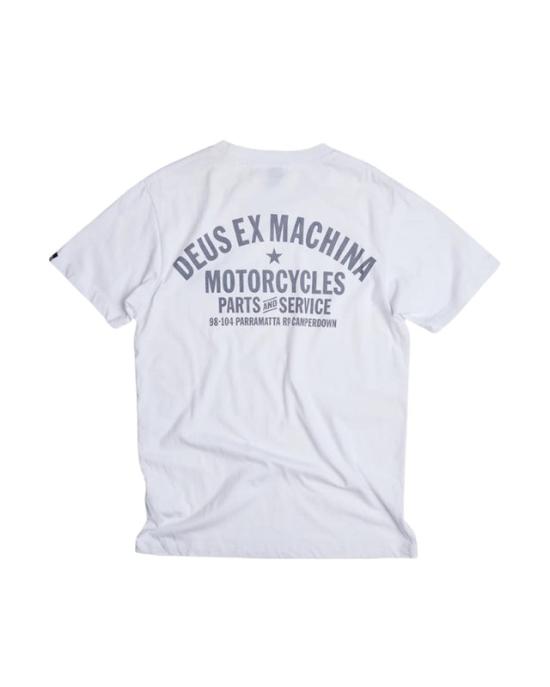 25SS 데우스 반팔 티셔츠 TDMW41808AWHT WHITE DOM - DEUS