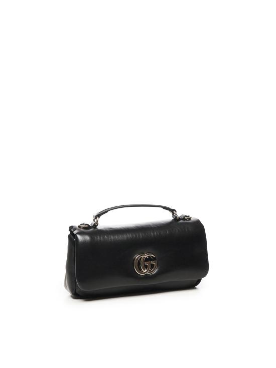 25FW 구찌 GG 밀라노 스몰 탑 핸들백 806016 AAD5X1000 Black - GUCCI