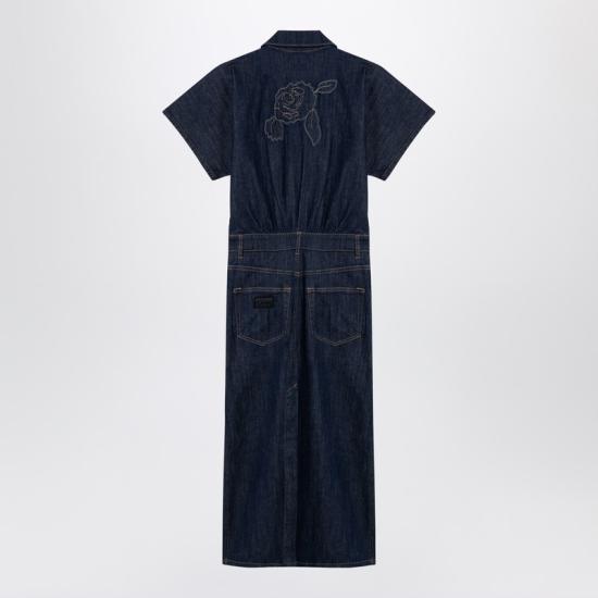  가니 원피스 J14396768 Light blue - GANNI