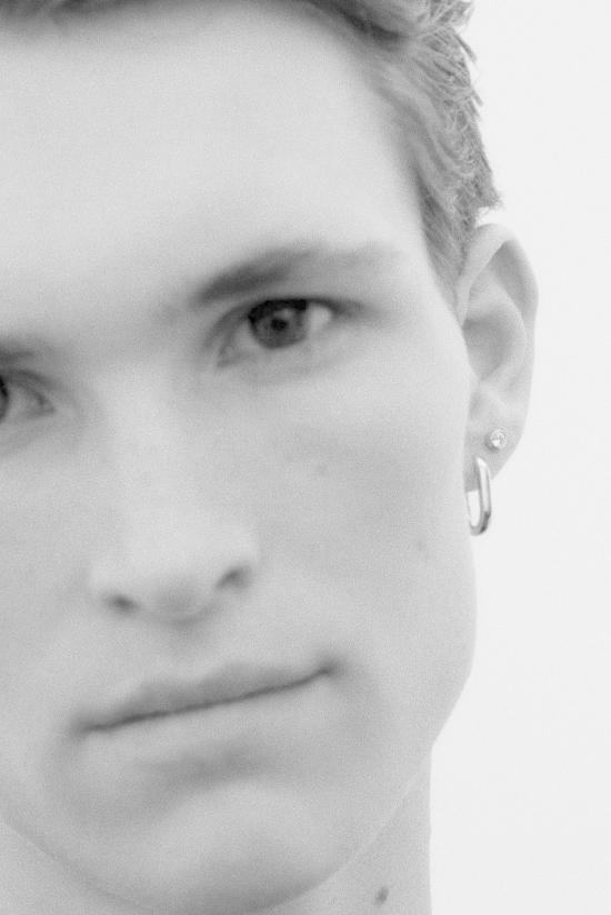  마리아 블랙 이어링 슬릭  실버 - MARIA BLACK