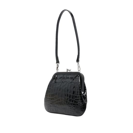 25FW 비비안웨스트우드 숄더백 4B01000AWL0098N401 BLACK DOM - VIVIENNE WESTWOOD
