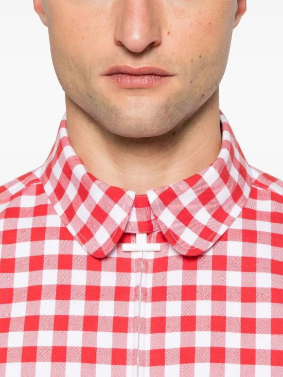 25FW 톰브라운 셔츠 MWL416AF0945 600 RED - THOM BROWNE