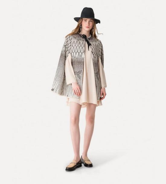  포르테포르테 코트 포르테 포르테 리벨 자카드 케이프 - FORTE FORTE