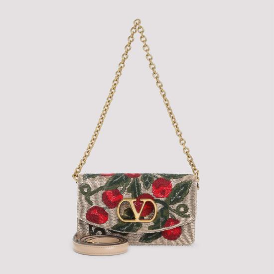 25FW 발렌티노 가라바니 숄더백 6W0B0R71TPY 9QQ GOLD MULTICOLOR METALLIC - VALENTINO GARAVANI