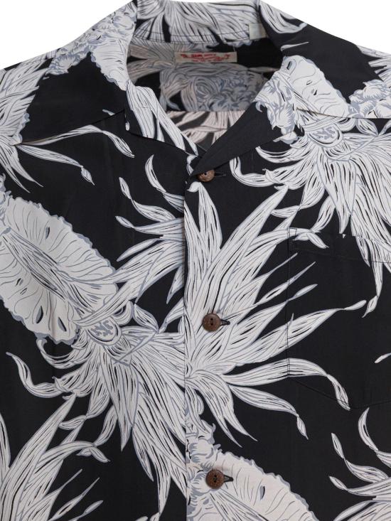 25FW 선서프 반팔 셔츠 SS39413 119 BLACK - SUN SURF