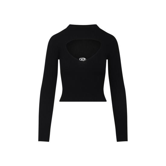 25FW 디젤 긴팔 티셔츠 A18904 0PLBF 9XX BLACK