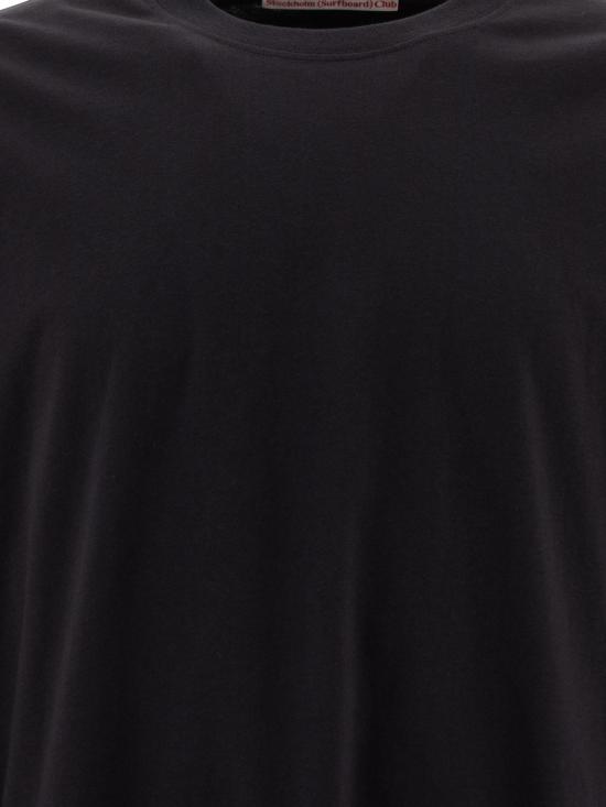 24FW 스톡홀름 서프보드 클럽 긴팔 티셔츠 U1000136 BLACK WITH WHITE PRINT - STOCKHOLM SURFBOARD CLUB