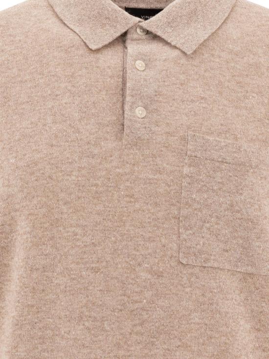 26SS 빈스 폴로 티셔츠 M09686507A 879HSH BEIGE - VINCE