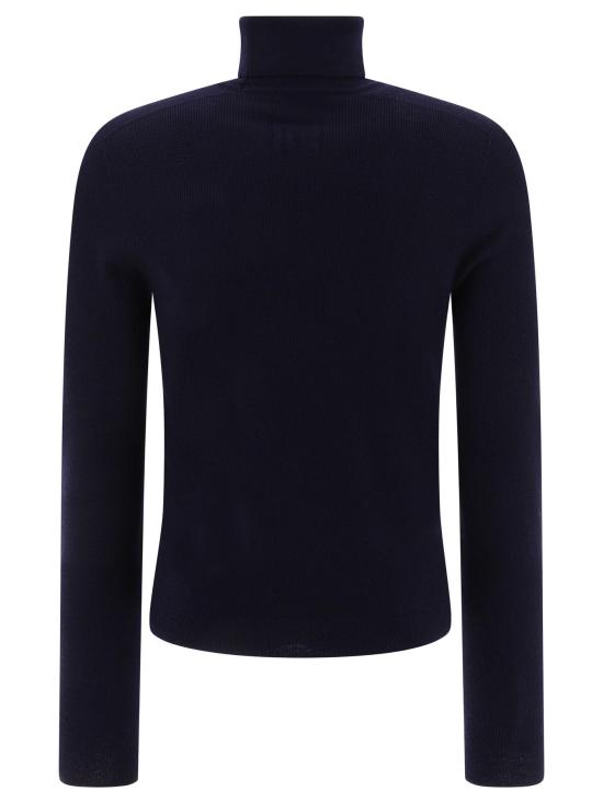 24FW 발망 터틀넥 DH1KH017KE93 6AE BLUE - BALMAIN