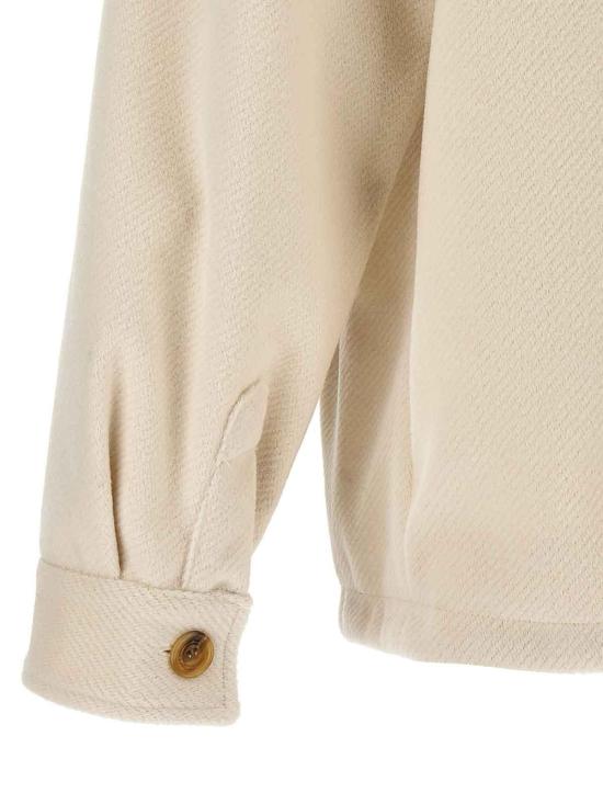  지씨디에스 자켓 FW23M23048166 White - GCDS