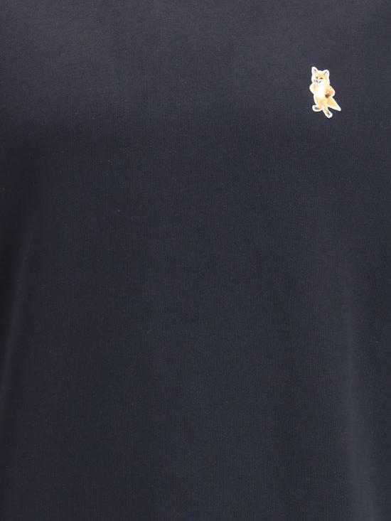 25FW 메종키츠네 스탠딩 폭스 컴포트 스웨트셔츠  PM00311KM0341 P199 BLACK - MAISON KITSUNE