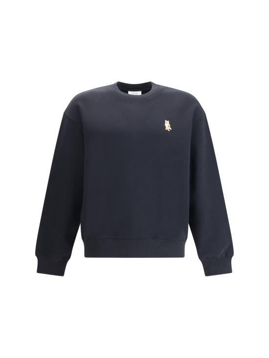 25FW 메종키츠네 스탠딩 폭스 컴포트 스웨트셔츠  PM00311KM0341 P199 BLACK