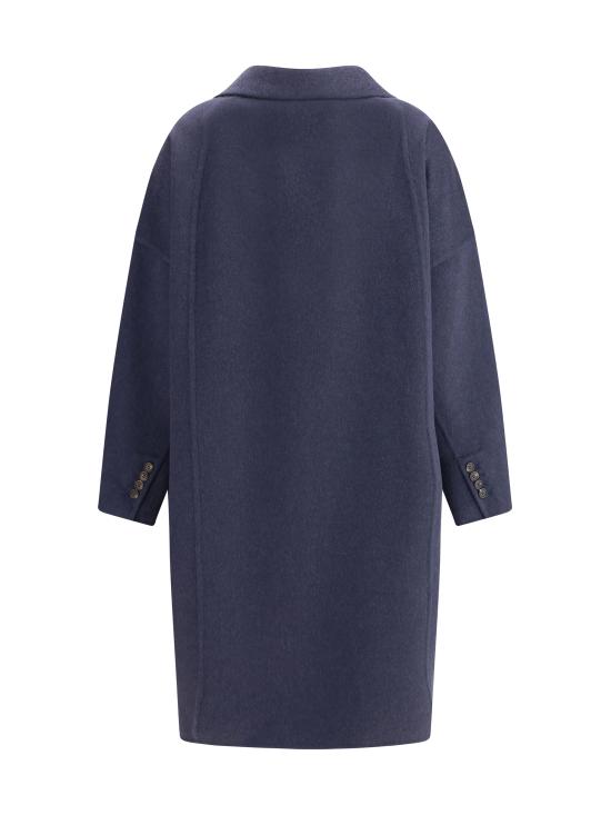 25FW 브루넬로 쿠치넬리 코트 MD5039677 C7186 BLUE - BRUNELLO CUCINELLI