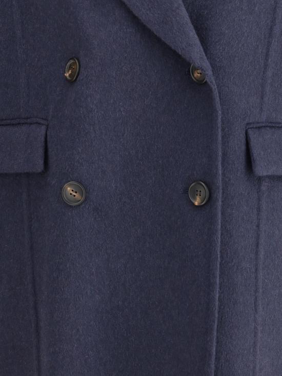 25FW 브루넬로 쿠치넬리 코트 MD5039677 C7186 BLUE - BRUNELLO CUCINELLI