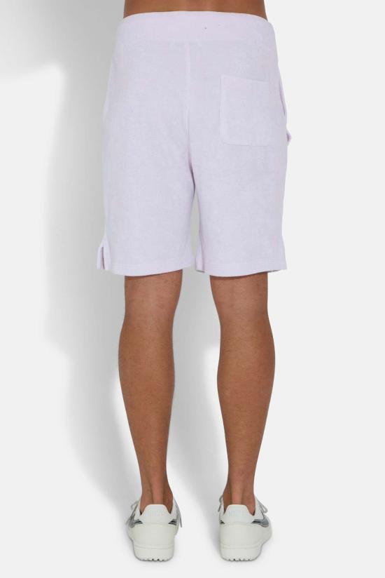  블루&크림 숏팬츠 테리 반바지 - BLUE&CREAM