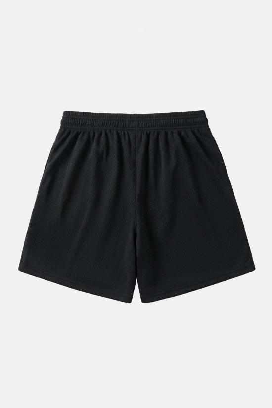  블루&크림 숏팬츠 크레스트 메시 반바지 - BLUE&CREAM